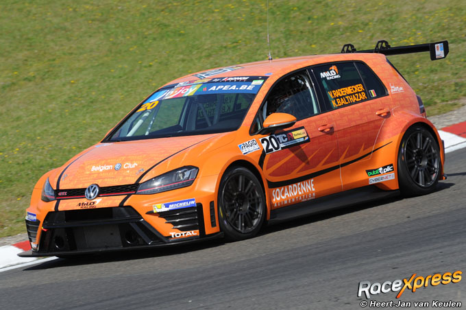 Eerste succes voor de VW Golf GTI in de TCR Benelux met dank aan Vincent Radermecker!